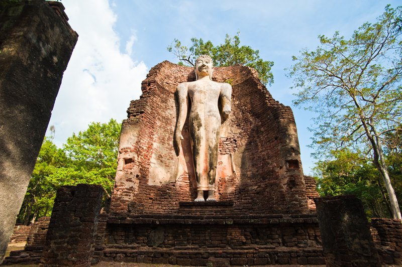 วัดพระสี่อิริยาบถ อุทยานประวัติศาสตร์กำแพงเพชร