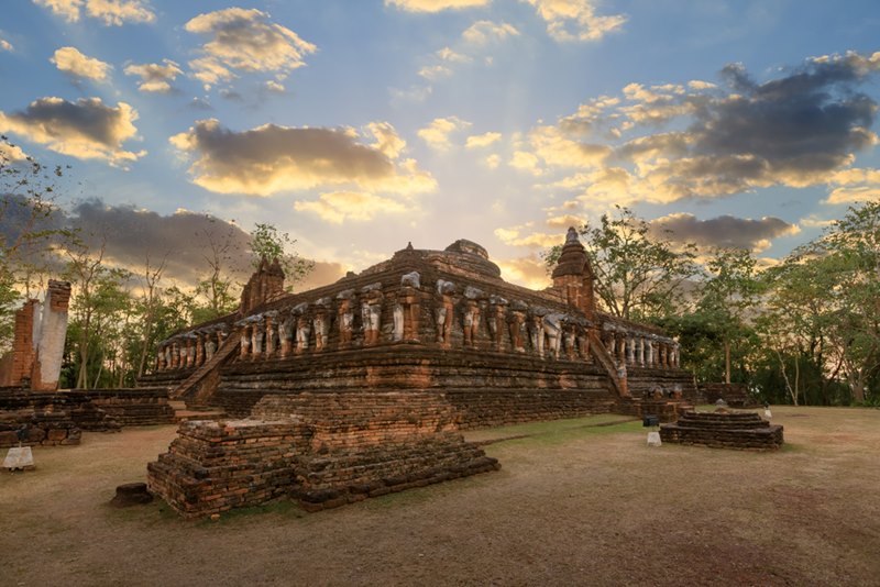 วัดช้างรอบ อุทยานประวัติศาสตร์กำแพงเพชร