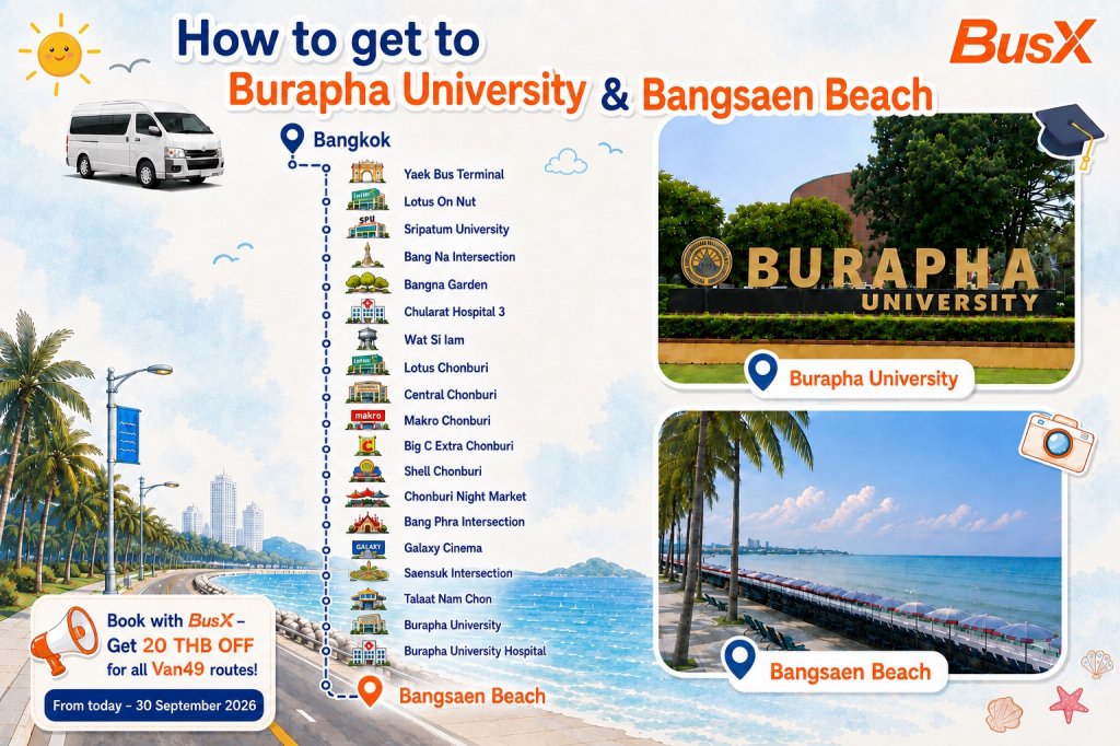 Getting to Bangsaen Is Easier Than You Think &mdash; Just Take Van 49!