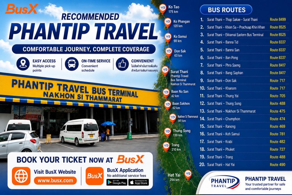 Explore Southern Thailand with Phantip Travel